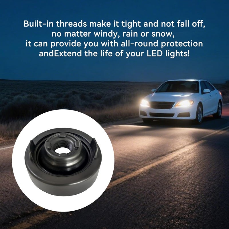Tioollev 2 PCS Car Headlight Dust Caps, Automotive Rubber Sealing Cap Dust Cover for Headlight Protection, Universal Headlight Dust Cover Fit Most Cars Trucks SUVs, Car Accessories (2PCS) - Image 5